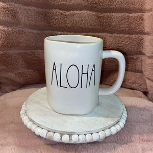 Rae Dunn Aloha mug double sided